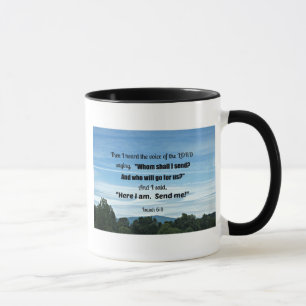 Mug Ésaïe 6:8 Alors j'entendis la voix du Seigneur