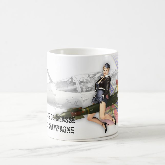 Mug Escadron de Chasse 02.003 Champagne - PIN UP (Centre)
