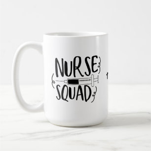Mug Escadron d'infirmières de la seringue géante   Inf