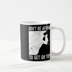 Mug Escalade drôle de bloc de grimpeur de roche 