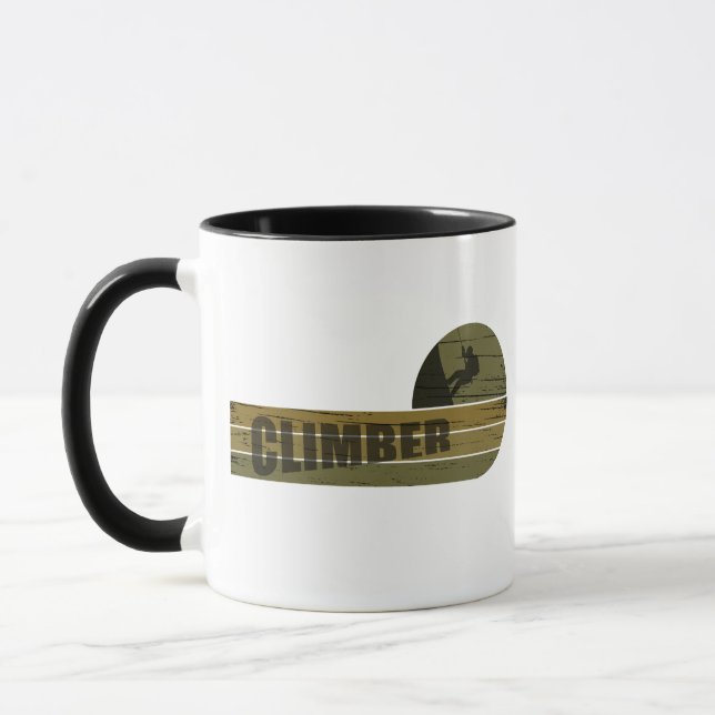 Mug Escalade rock grimpeur vintage (Gauche)