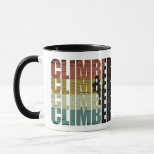 Mug Escalade rock grimpeur vintage