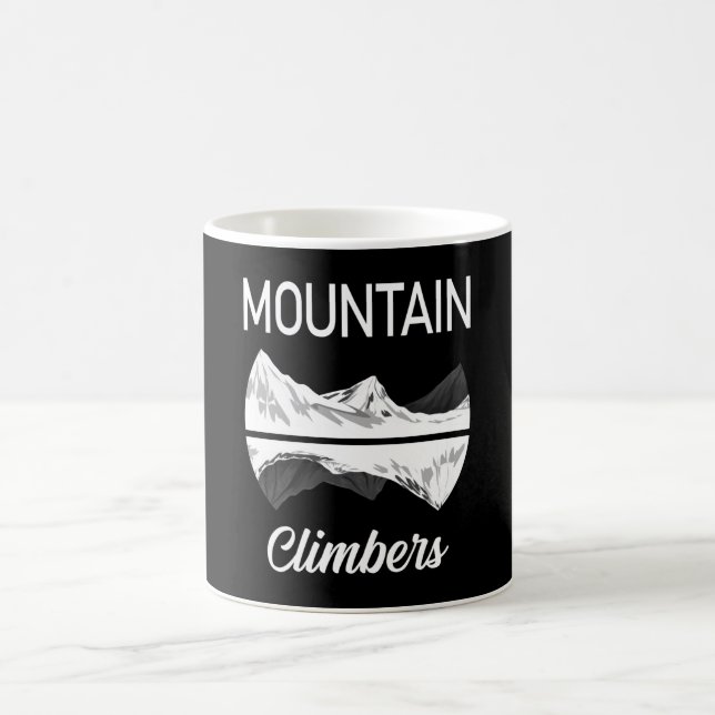 Mug Escalade Rock Mountains Randonnée Climber Idée cad (Centre)