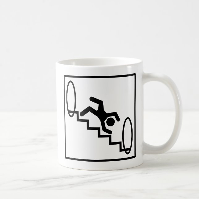 Mug Escaliers de Stickman - danger (Droite)