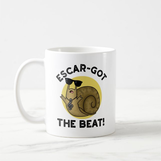 Mug Escar A Obtenu Le Beat Funny French Snail Pun (Gauche)