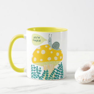 Mug Escargot de Whimsical sur Champignons Magiques PER