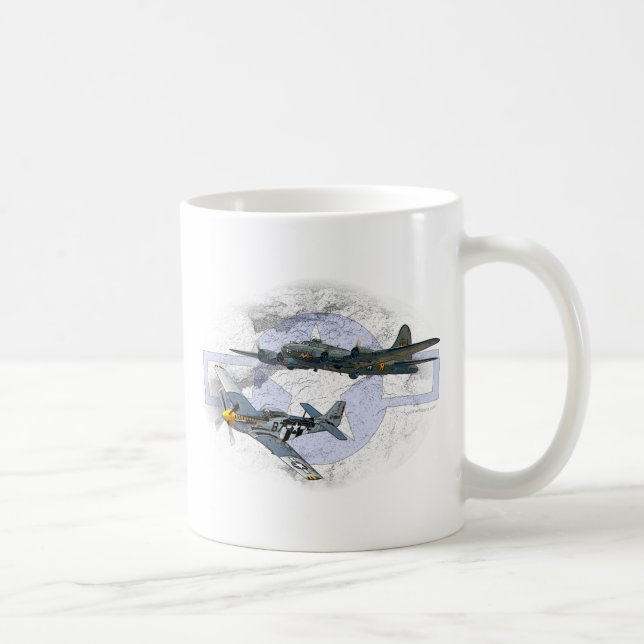 Mug Escorte de vol du mustang P-51 (Droite)
