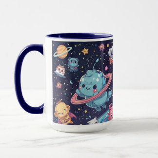 Mug Espace Mignon – Design Galaxie Adorable