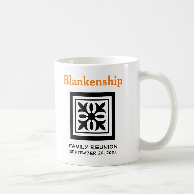 Mug Espace réservé de la table de réunion de famille d (Droite)
