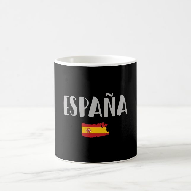 Mug Espagne Football Fan Shirt Drapeau (Centre)