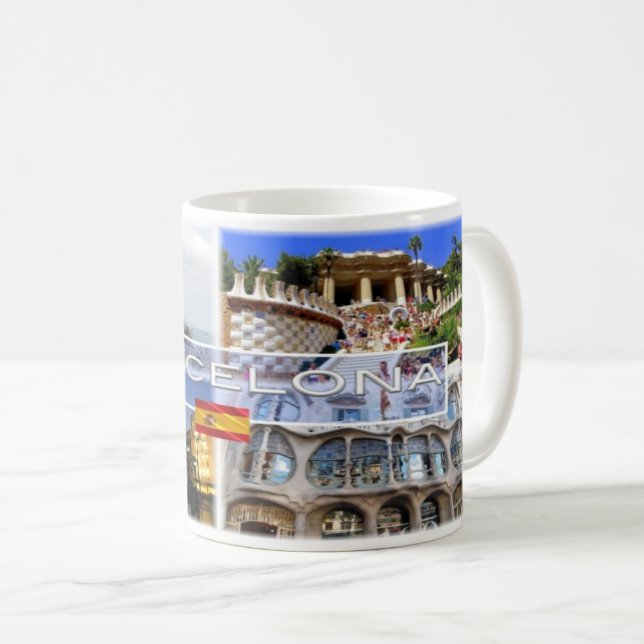 Mug Espana - Espagne - Barcelone - (Devant droit)