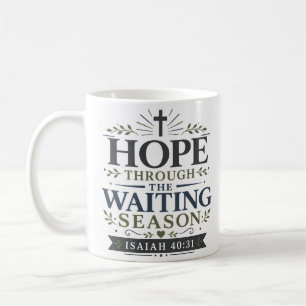 Mug Espoir à travers la citation du matin de la saison