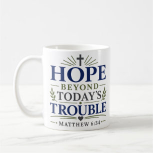 Mug Espoir au-delà des troubles d'aujourd'hui Verset b