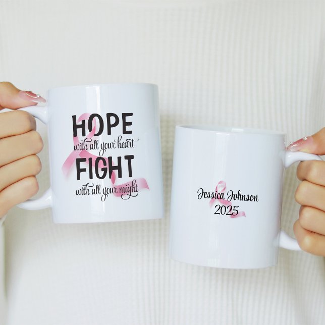 Mug Espoir avec tout ton coeur (Créateur téléchargé)