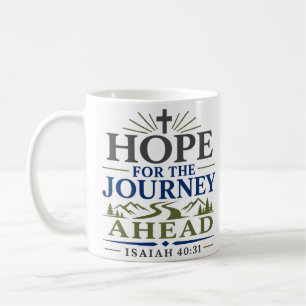 Mug Espoir pour le voyage à venir Élégante foi basée