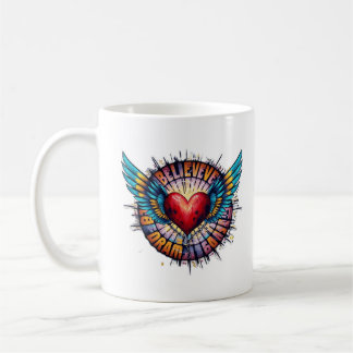 Mug espoir sur l'autocollant de rue
