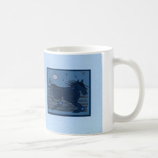 Mug Esprit de lune (bleu-clair)
