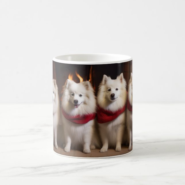Mug Esquimau américain près de la cheminée Noël (Centre)