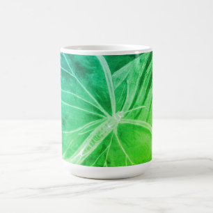 Mug Esquisse à la main Vert vintage look orange Papill