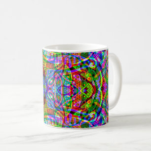 Mug Esquisse Imaginaire Art - Neon Abstrait Maj 3
