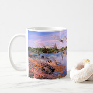 Mug Essaim de moustiques, fjord de scandinavie,