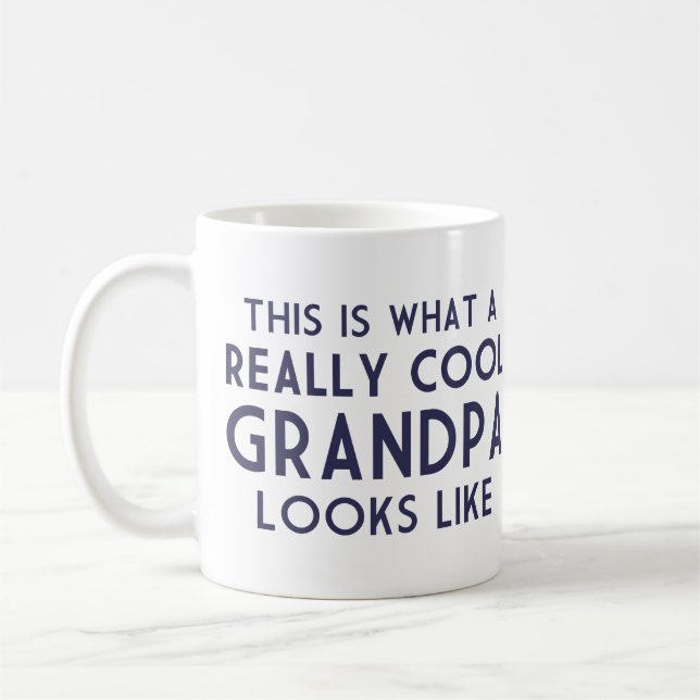 Mug Est c'à ce qu'un grand-papa vraiment frais (Gauche)