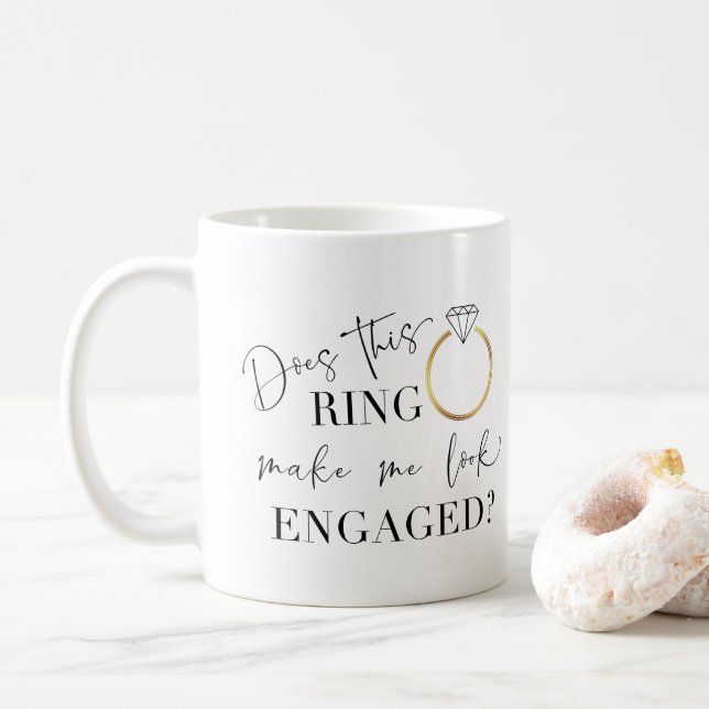 Mug Est-Ce Que Cette Bague Me Fait Apparaître La Calli (Avec donut)