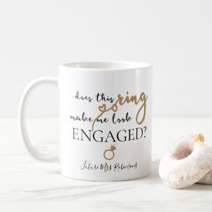 Mug Est-Ce Que Cette Bague Me Fait Sembler Engagé Fut