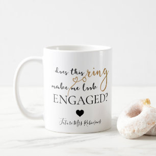 Mug Est-Ce Que Cette Bague Me Fait Sembler Engagé Futu