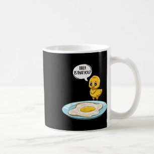 Mug Est-ce toi poulet frère drôle poulet œuf frère est