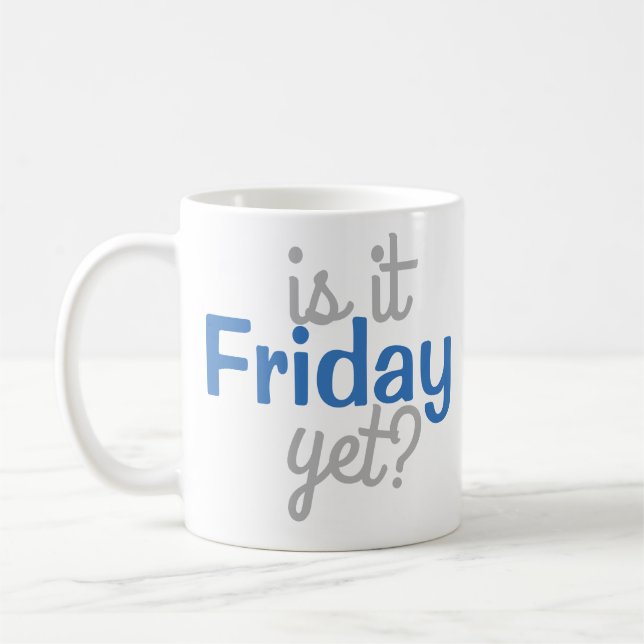Mug Est-ce vendredi ?Mug (Gauche)