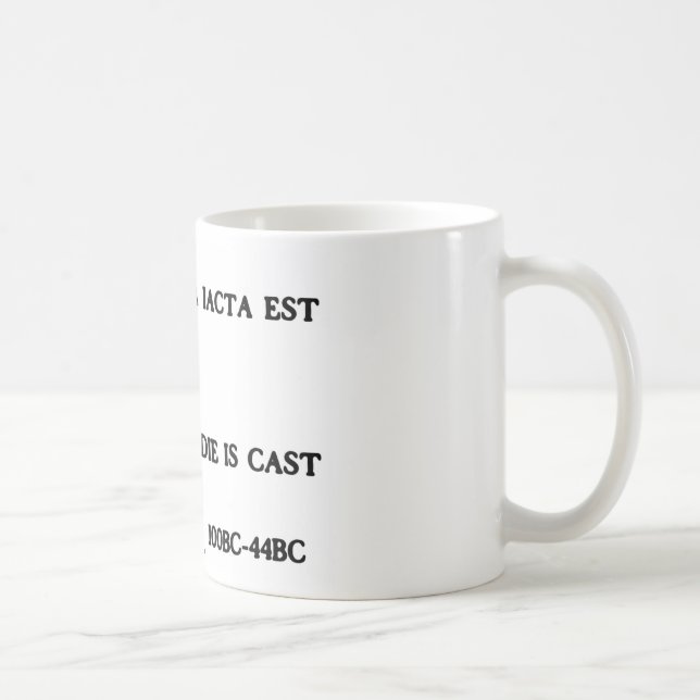 Mug Est d'Alea Iacta - la matrice est moulée (Droite)