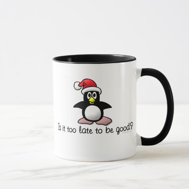 Mug Est-il trop en retard pour être bon ? Pingouin de (Droite)