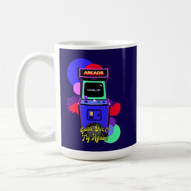Mug Estampa Game - Retro Arcade Game - Caneca (Gauche)