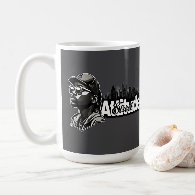 Mug Estampa Hip Hop - Attitude Street - Caneca (Avec donut)