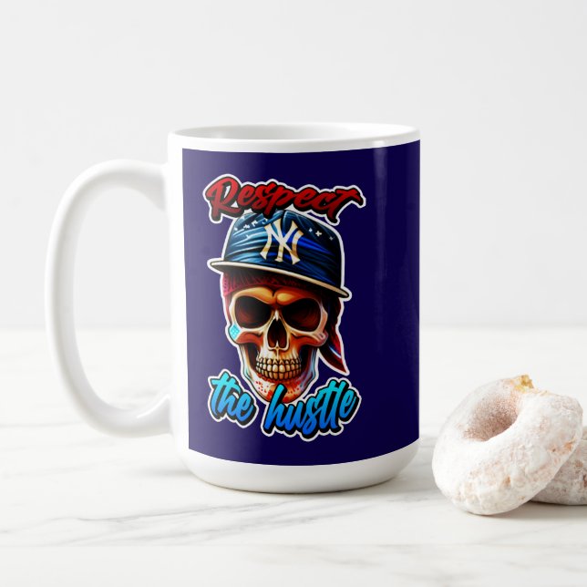 Mug Estampa Hip Hop - Respect the Hustle - Caneca (Avec donut)