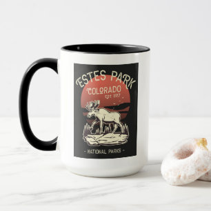 Mug Estes Park Colorado National Park Moose Sunset
