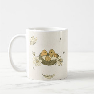 Mug Esthétique Charme Nature Oiseaux Pacifique Doux