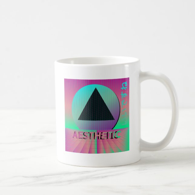 Mug esthétique des ondes de vapeur (Droite)