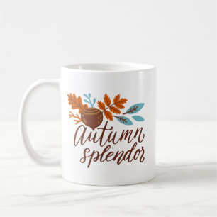 Mug Esthétique minimaliste Charme Splendor Automne