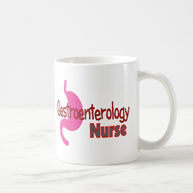 Mug Estomac unique d'INFIRMIÈRE de gastroentérologie (Droite)