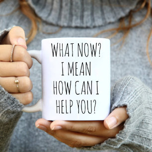 Mug Et maintenant ? Drôle réceptionniste / comptable d