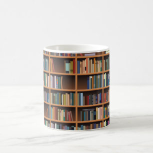 Mug Étagère large illustrée