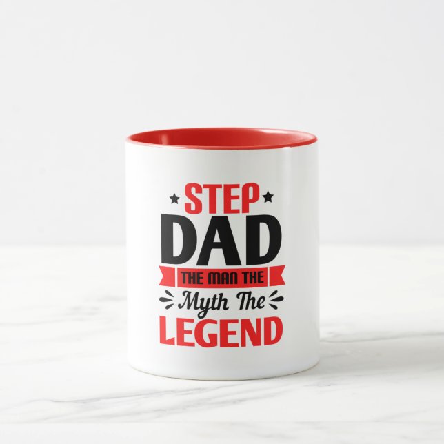 Mug Étape personnalisée Papa - Musique combo (Centre)