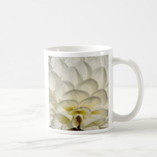 Mug Étapes de blanc de dahlias