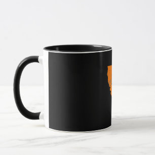 Mug État De Calinia Avec Baignade De Requin Près De Sa