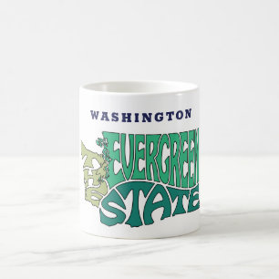 Mug État de Washington Pseuname Word Art