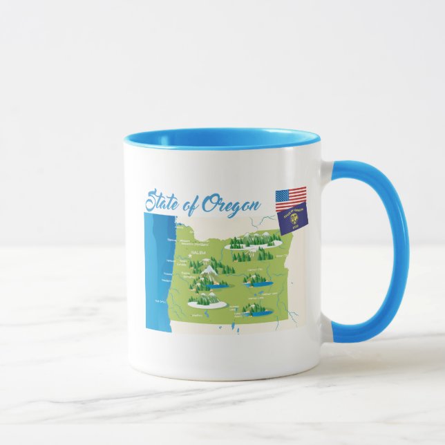 Mug État des Oregon (Droite)