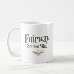 Mug État d'esprit Fairway Mode de vie golf rétro
