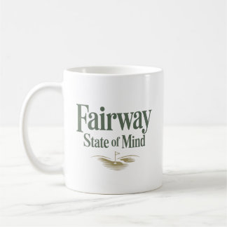 Mug État d'esprit Fairway Mode de vie golf rétro